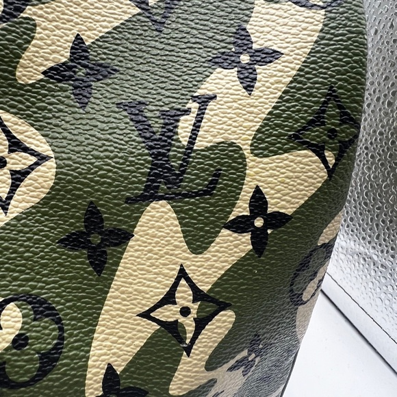 Louis Vuitton Takashi Murakami Camouflage Speedy 35 Keepall SELLING SUNSET SHOW - Picture 4 of 16